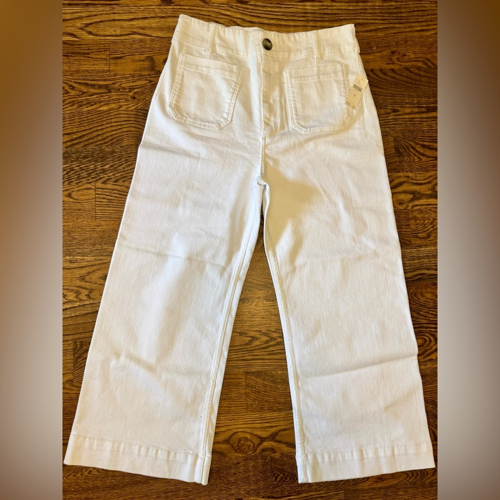 Brand New Maeve The Colette Crop Wide Leg Pants